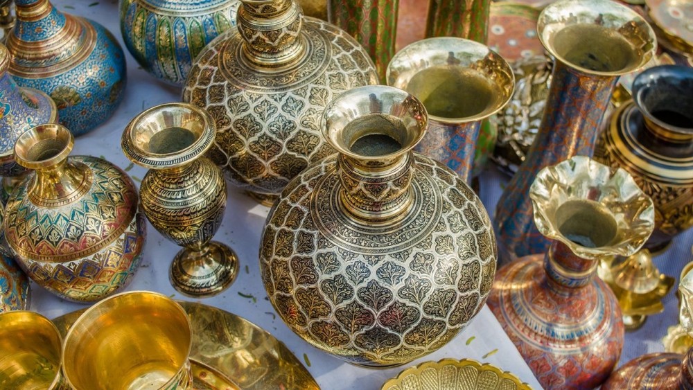 traditional indian brassware handicrafts